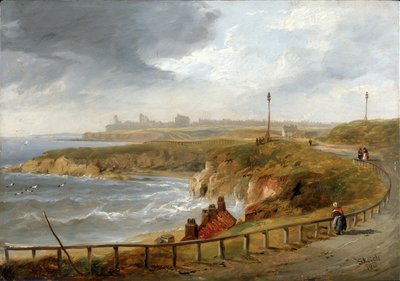 Tynemouth from Cullercoats by John Wilson Carmichael